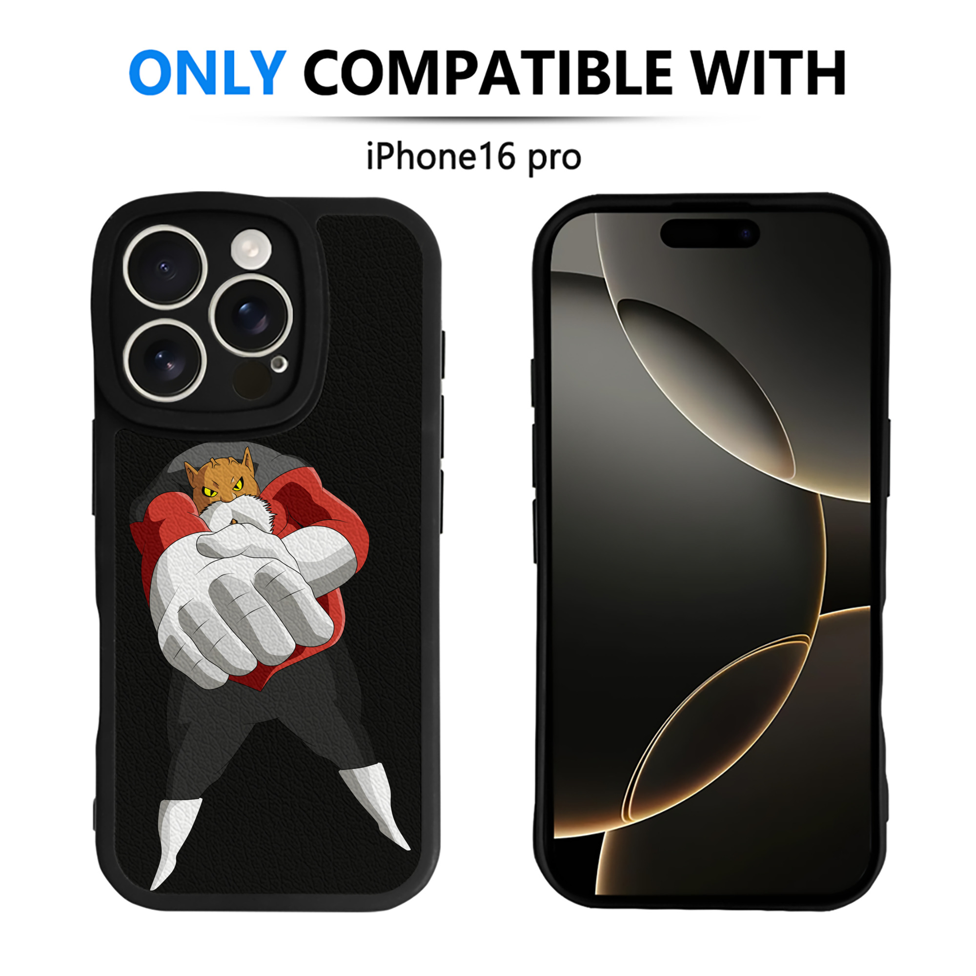 （画像用） ドラゴンボール DRAGON BALL 【iPhone 16シリーズ対応】シリコンスマホケース（レザー調） 材質：シリコン